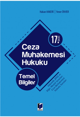 Ceza Muhakemesi Hukuku Temel Bilgiler